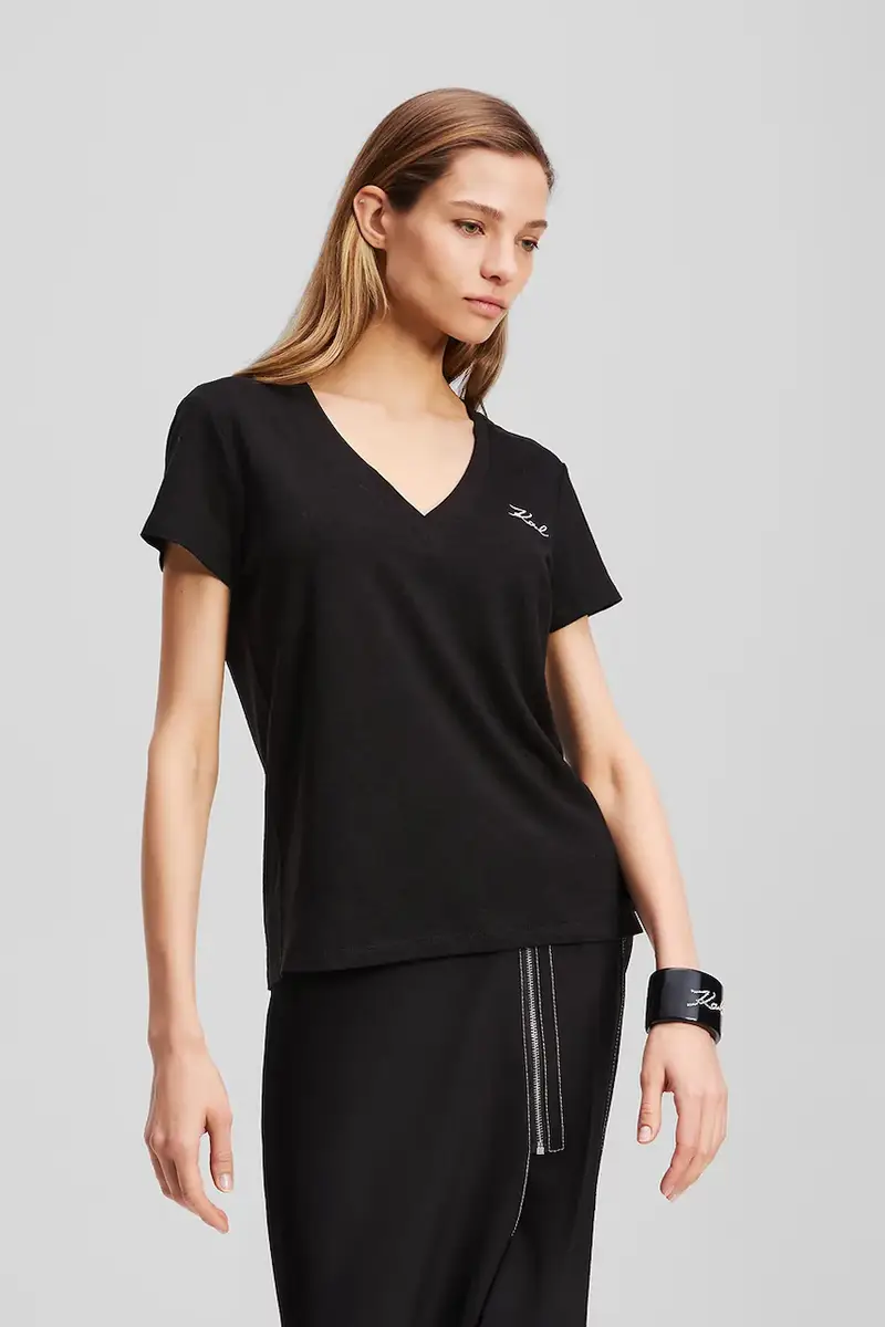 maglietta in lino donna colore nero A3W17070