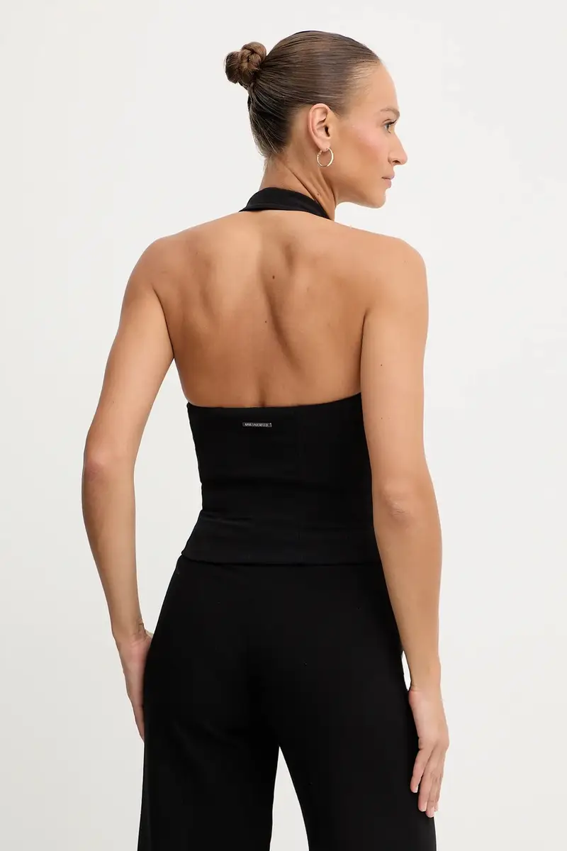 maglietta senza maniche colore nero A3W11022 miniatura 3