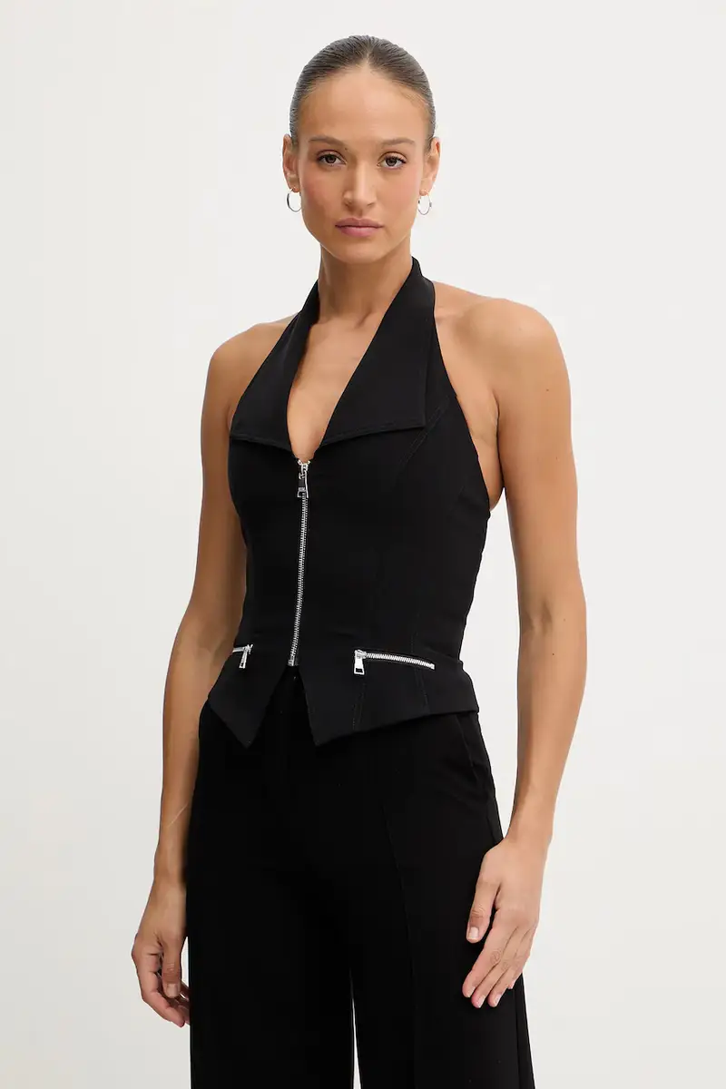 maglietta senza maniche colore nero A3W11022