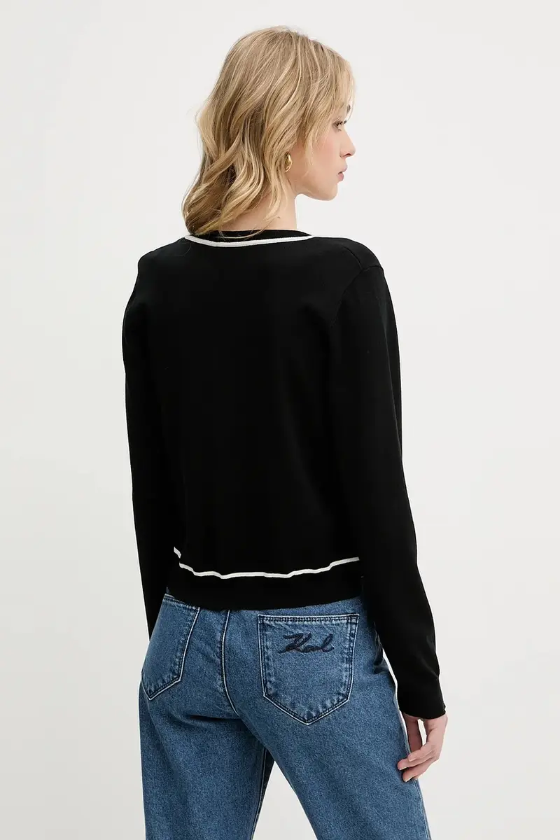 maglione donna colore nero A3W18023 miniatura 3