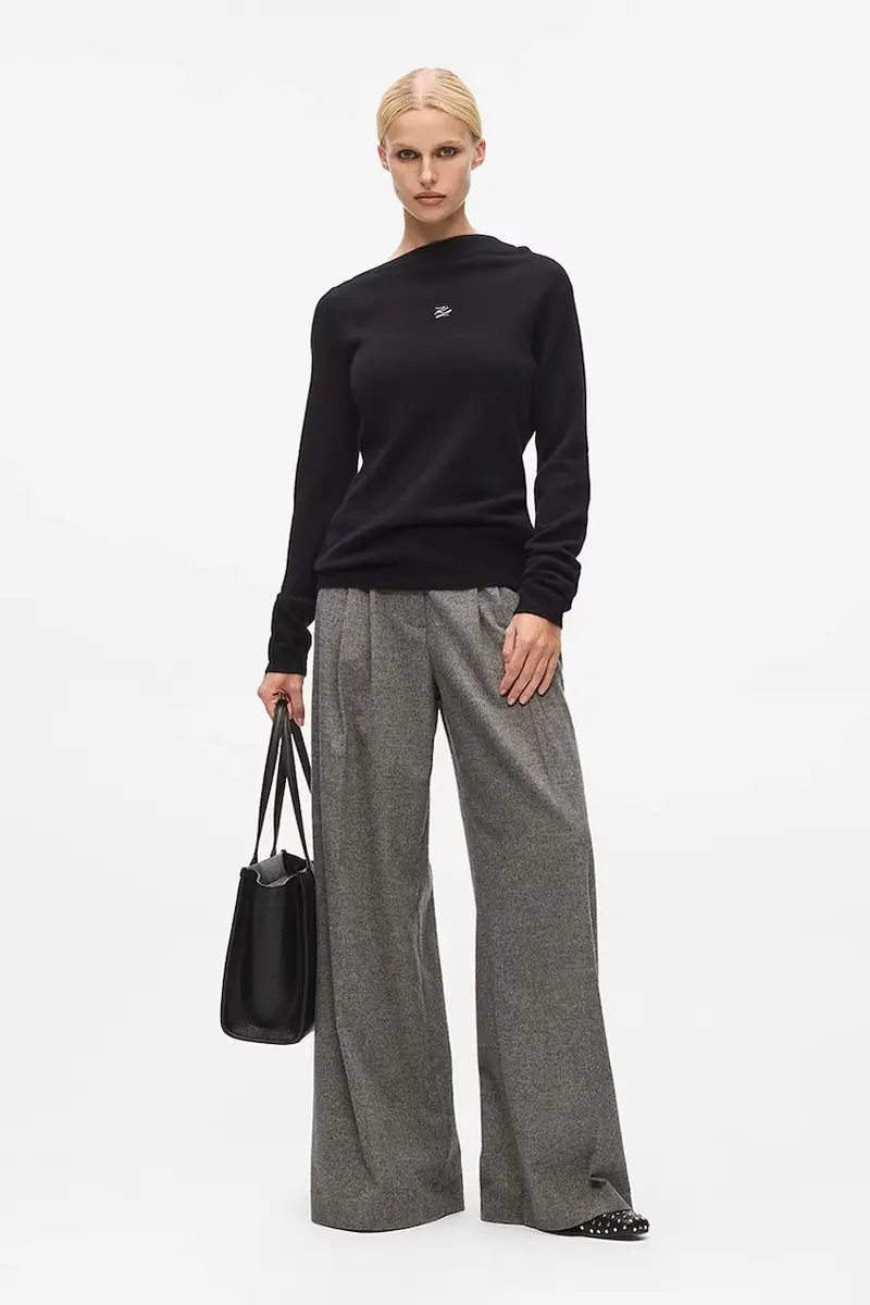 maglione in cachemirie donna colore nero A4W18042 miniatura 4