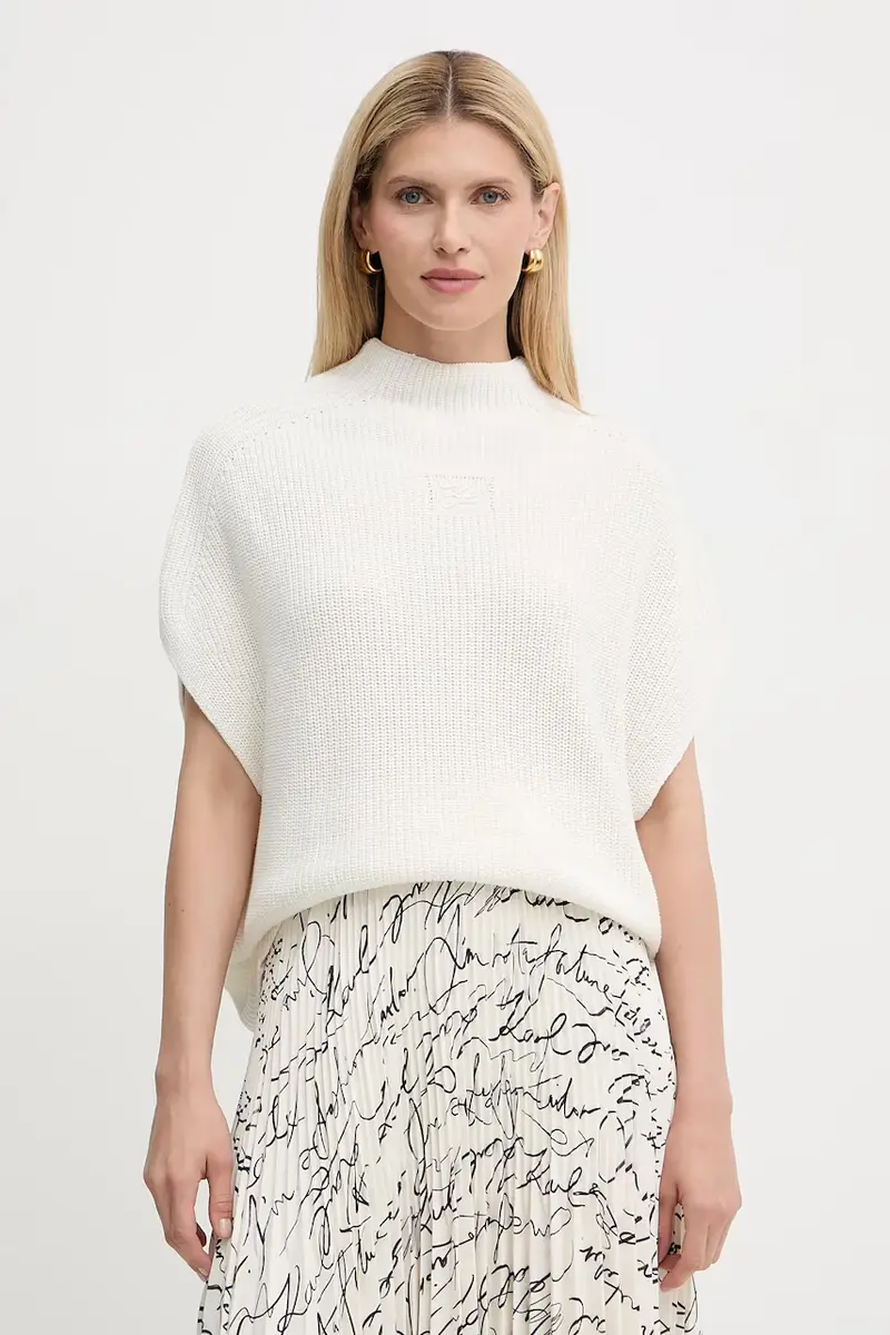 maglione in cotone donna colore beige A3W18024