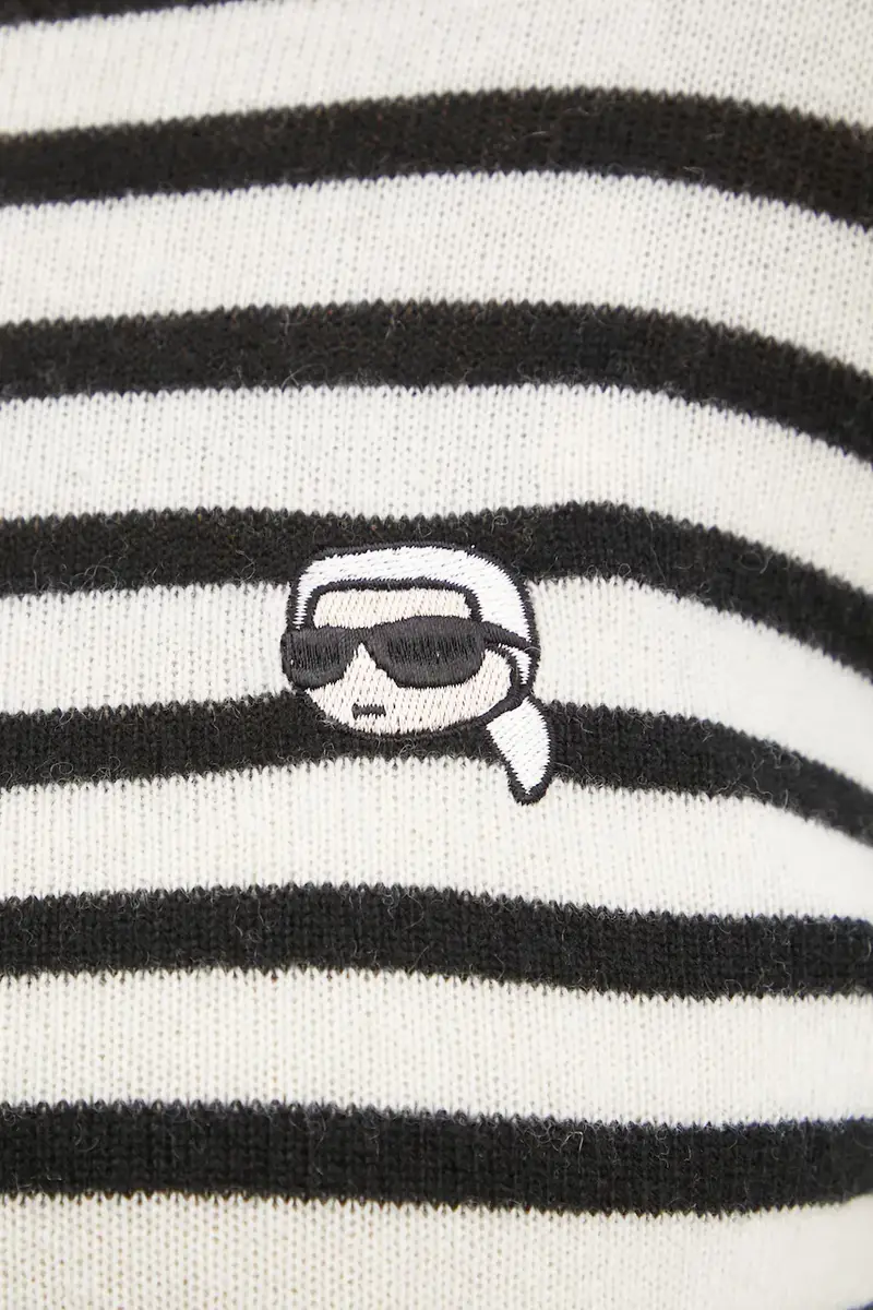 maglione in lana donna colore beige A1W18054 miniatura 4