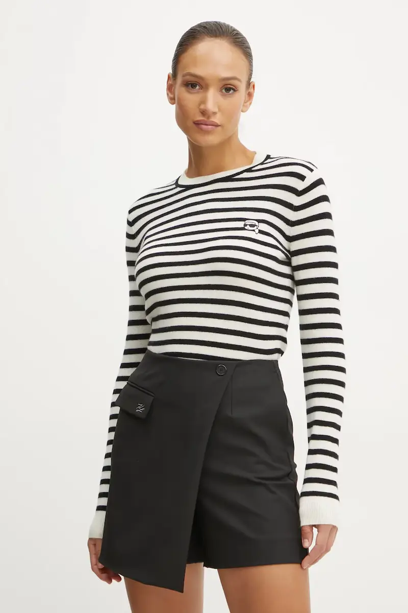 maglione in lana donna colore beige A1W18054