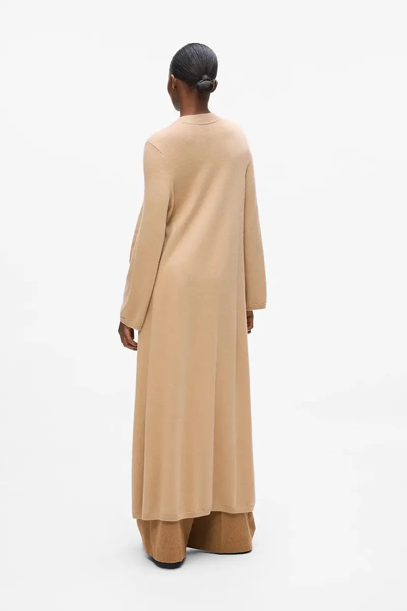 maglione in lana donna colore beige A4W18048 miniatura 2