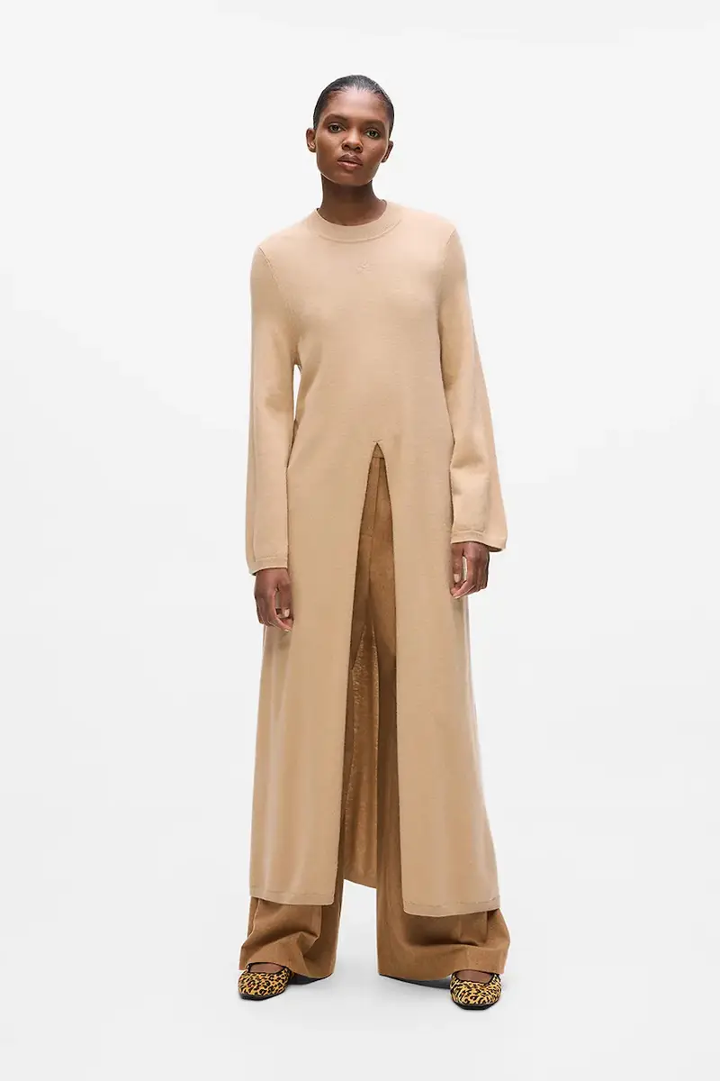 maglione in lana donna colore beige A4W18048