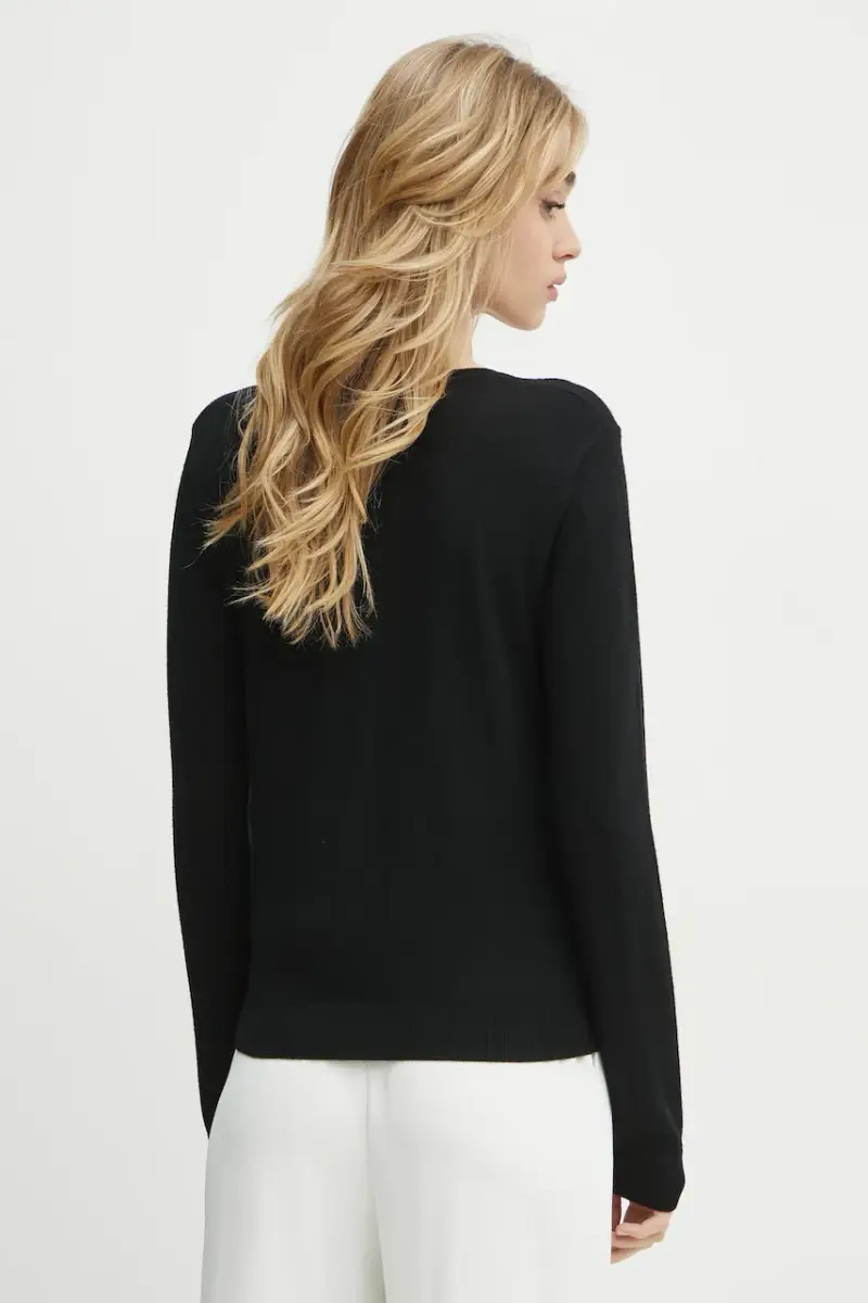 maglione in lana donna colore nero A1W18051 miniatura 3