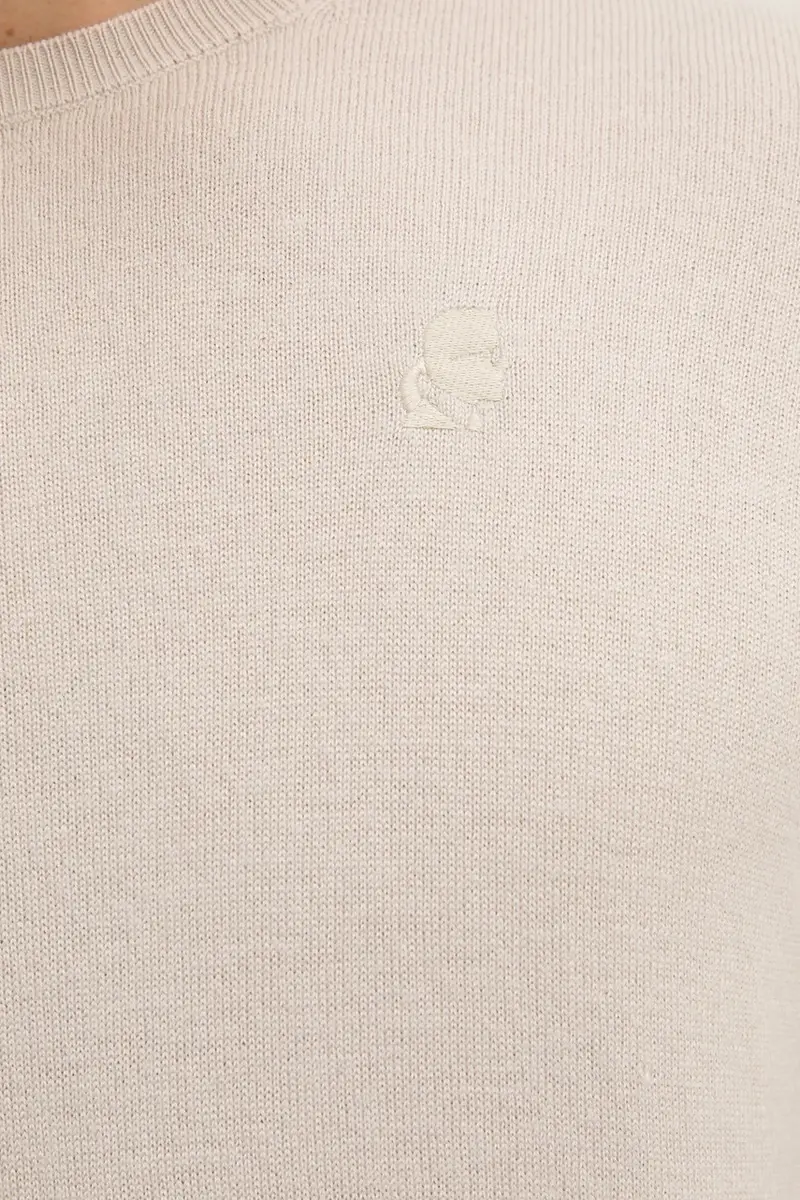 maglione in lana uomo colore beige 554399.655000 miniatura 5