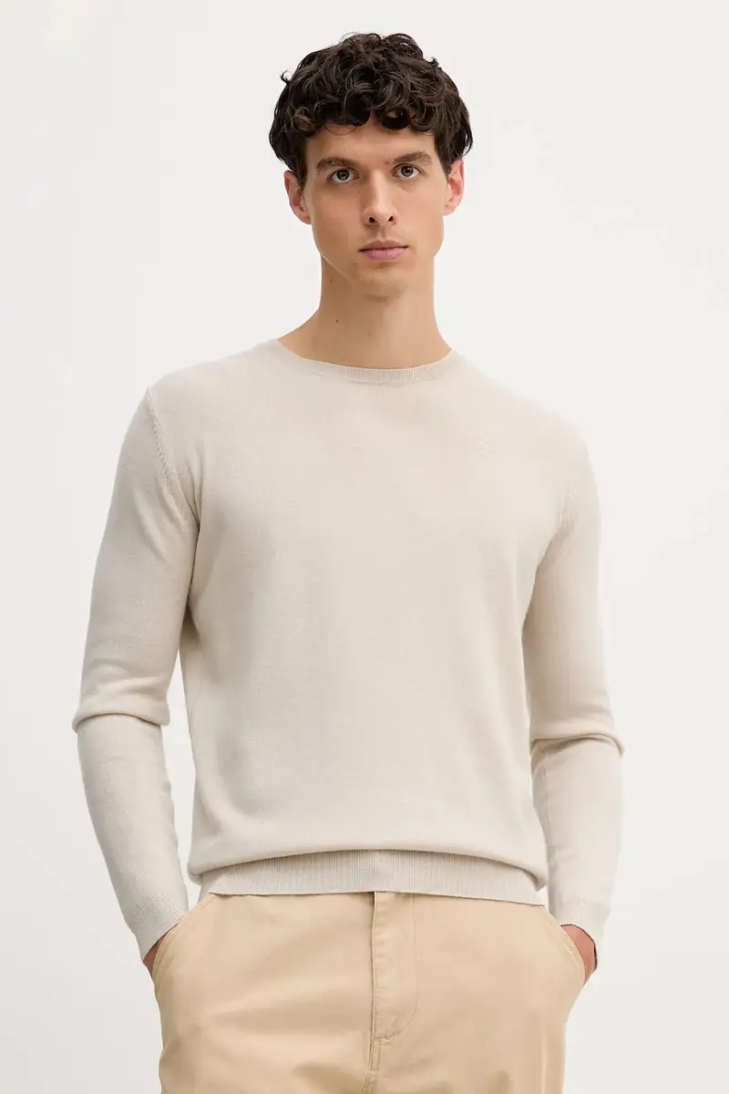 maglione in lana uomo colore beige 554399.655000