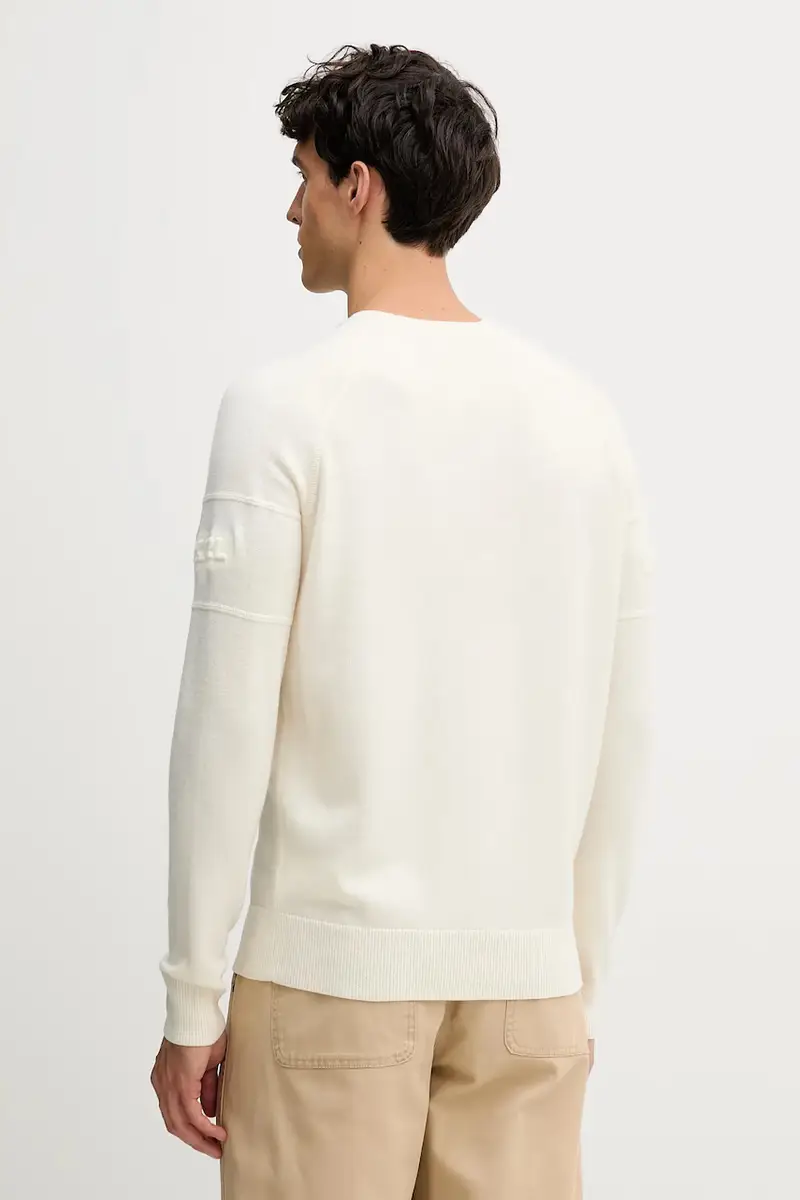 maglione in lana uomo colore beige 554399.655012 miniatura 3