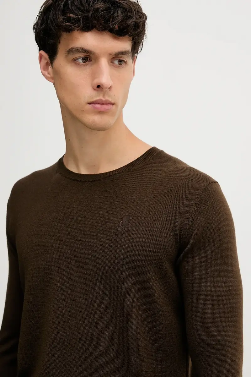 maglione in lana uomo colore marrone 554399.655000 miniatura 4