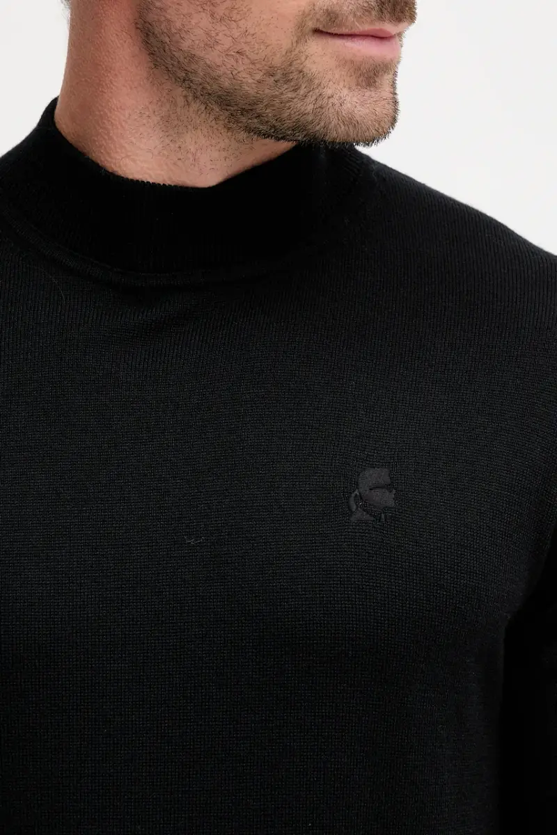 maglione in lana uomo colore nero 553399.655002 miniatura 5