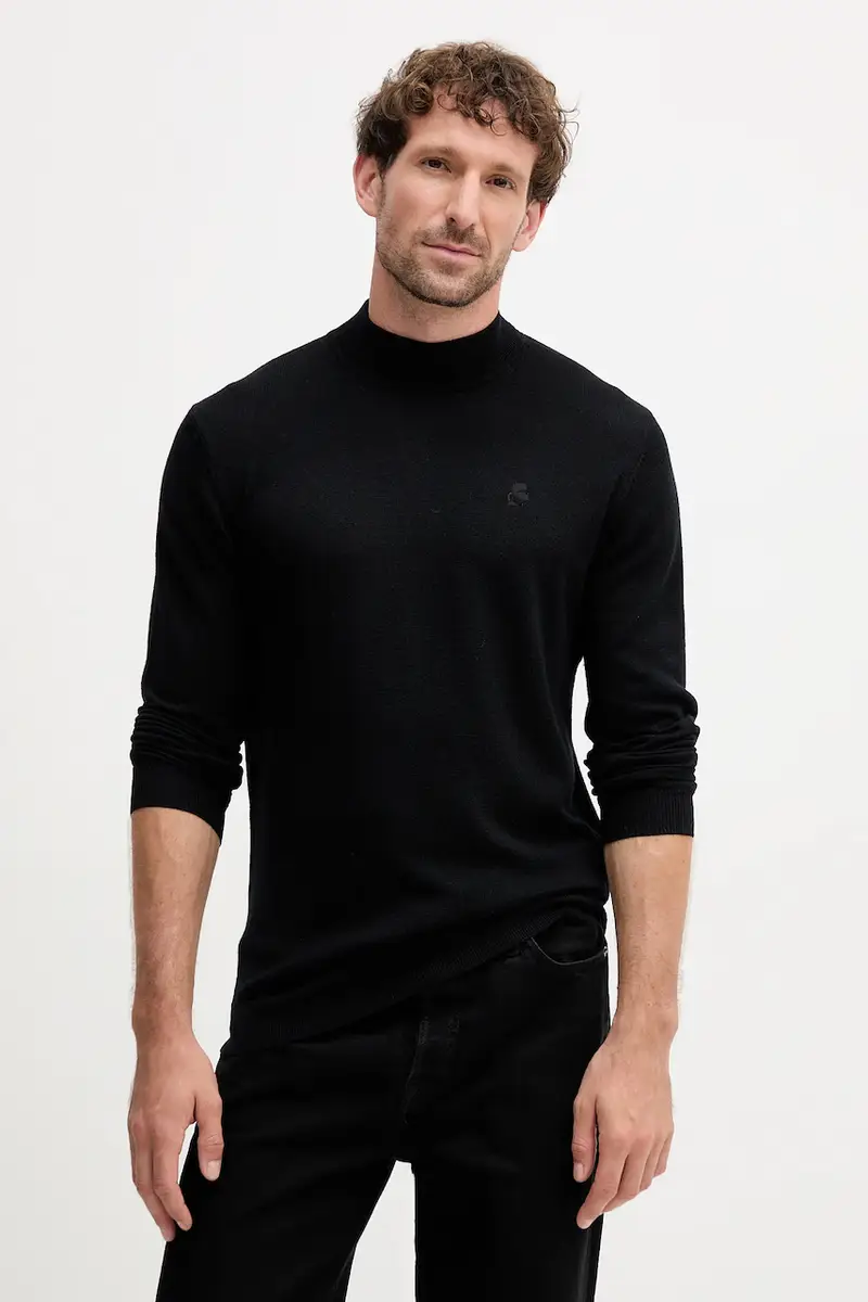 maglione in lana uomo colore nero 553399.655002