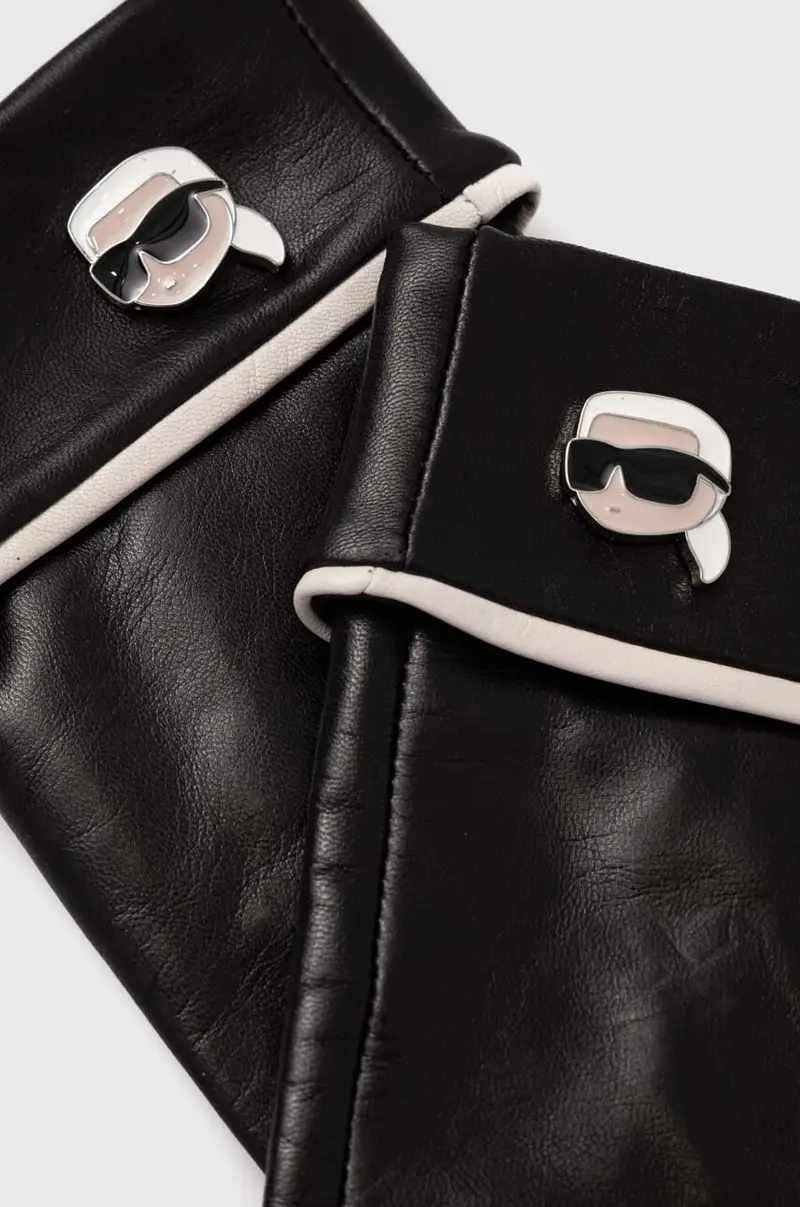 manicotti in pelle donna colore nero 245W3605 miniatura 2