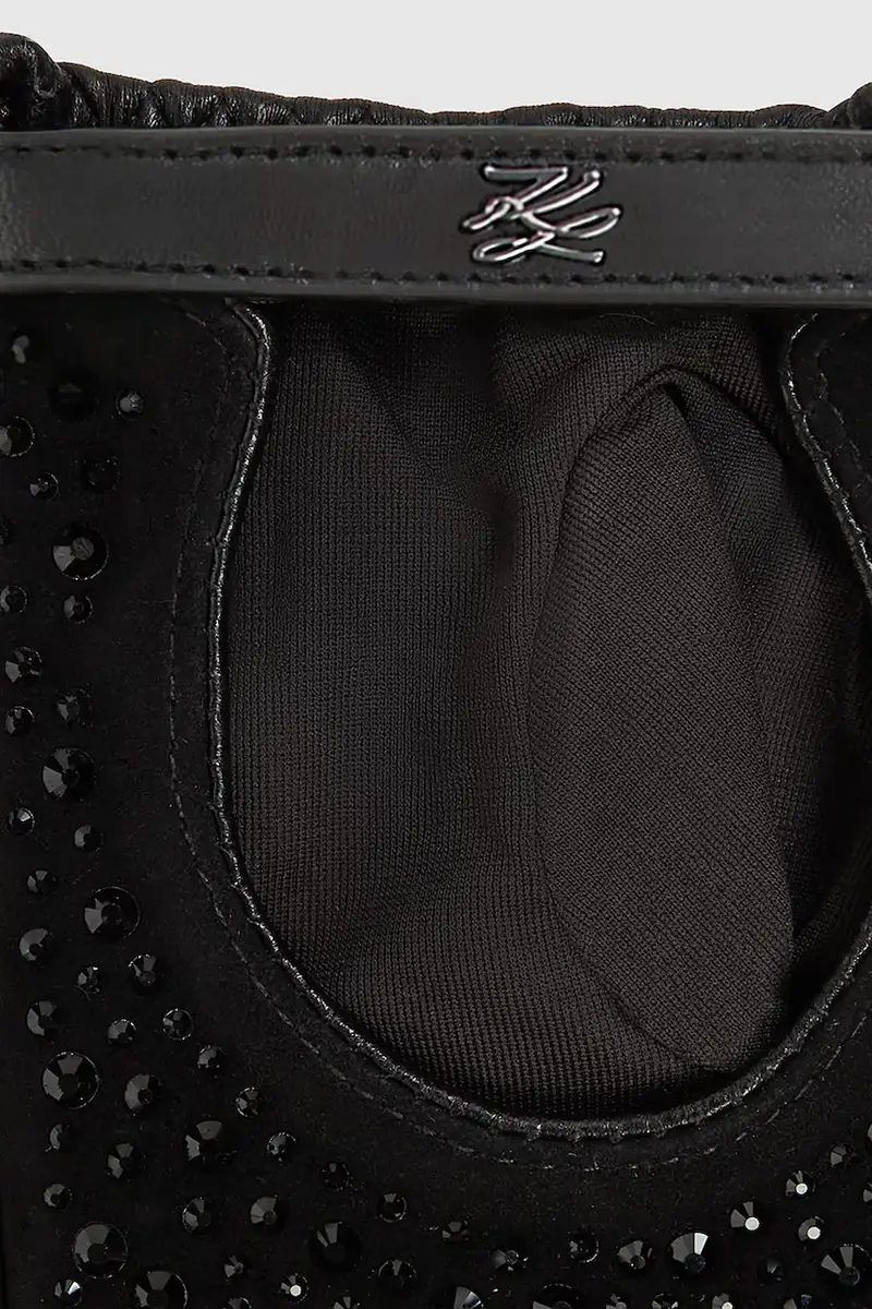 manicotti in pelle donna colore nero A4W33018 miniatura 3