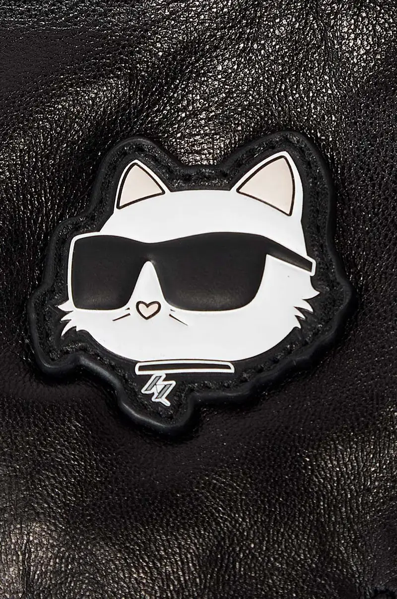 manicotti in pelle donna Nero miniatura 3