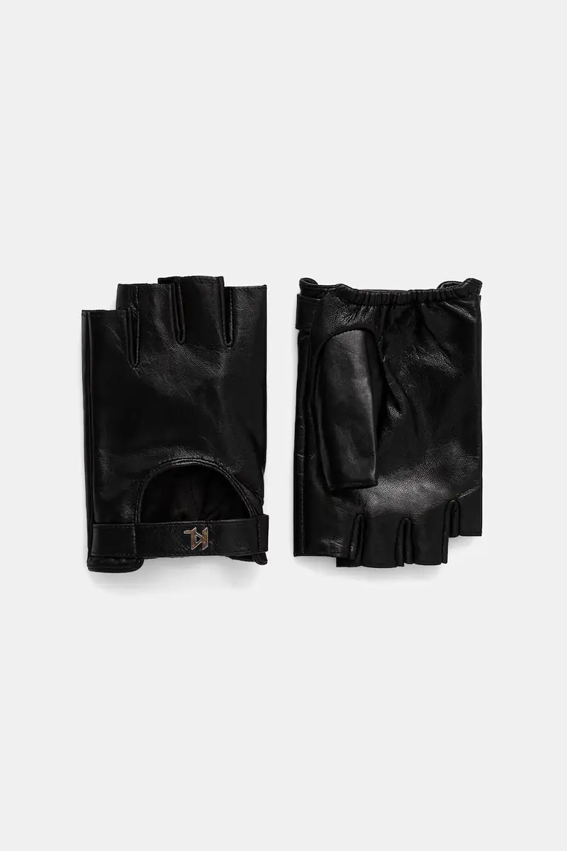 manicotti in pelle uomo colore nero A3M33073