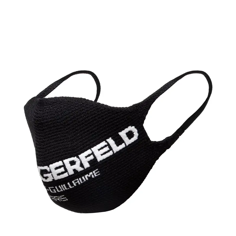 Mascherina di tessuto KARL LAGERFELD 215W3913 Nero