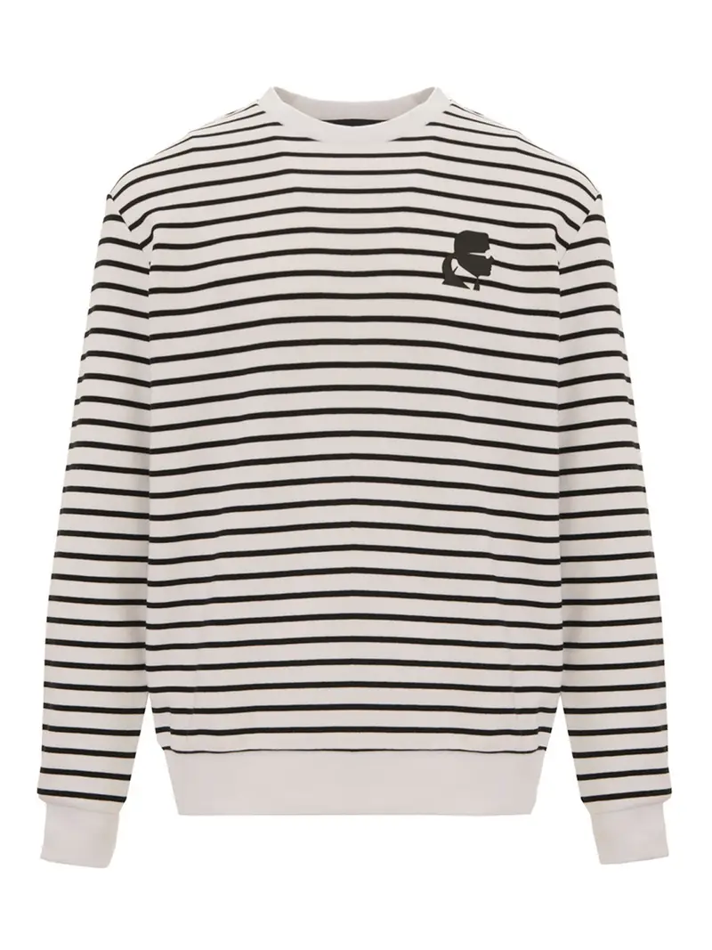 Oversize logo sweat Bianco