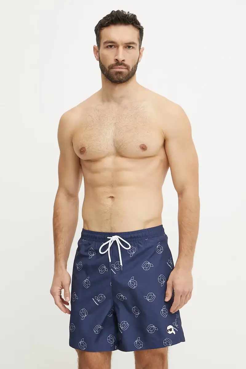 pantaloncini da bagno colore blu navy A1M46060