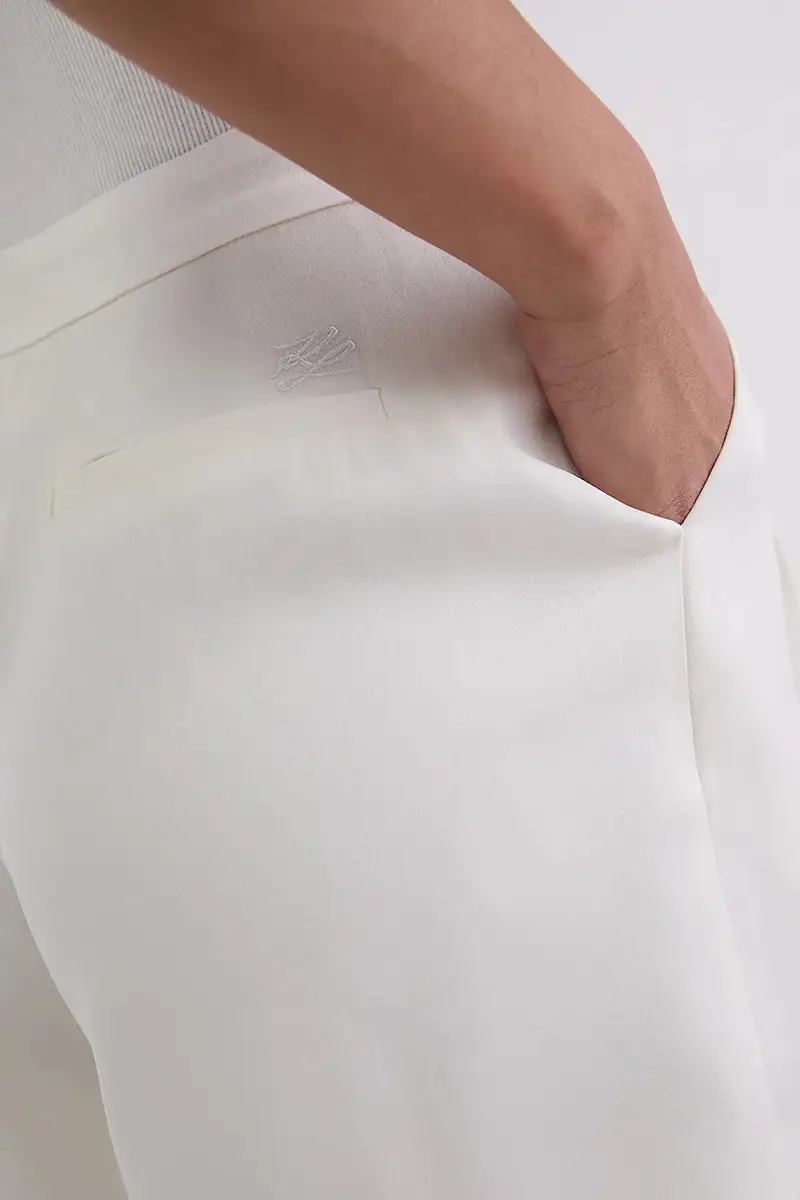 pantaloncini donna colore beige A3W10097 miniatura 3