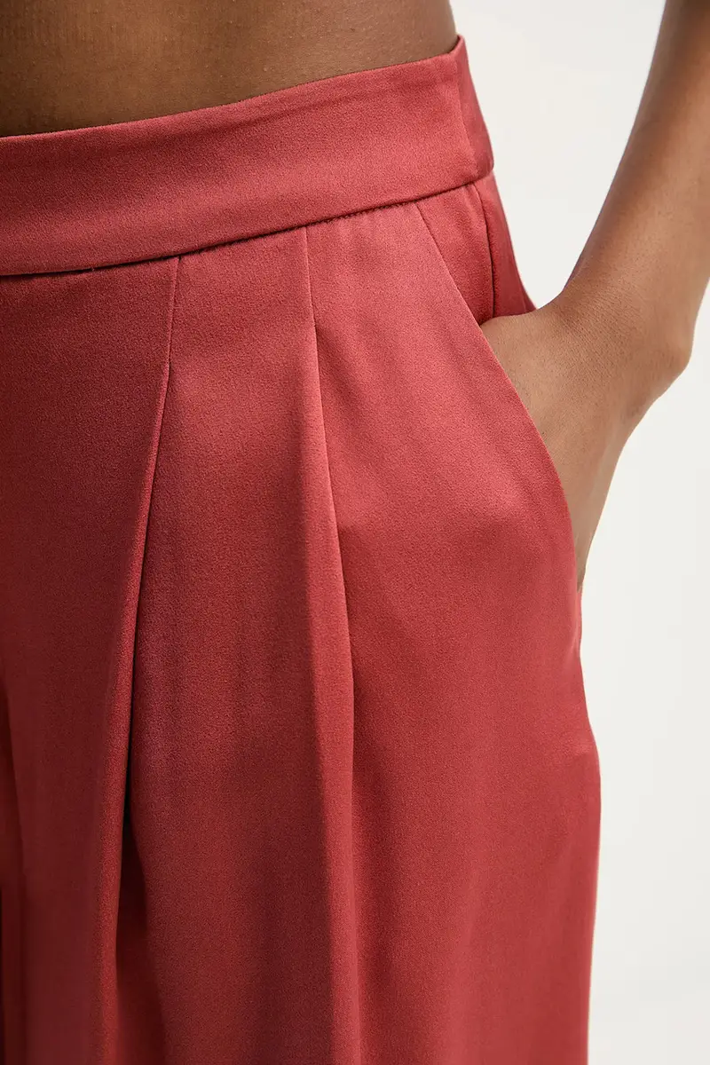 pantaloncini donna colore rosso A3W10097 Arancione miniatura 4