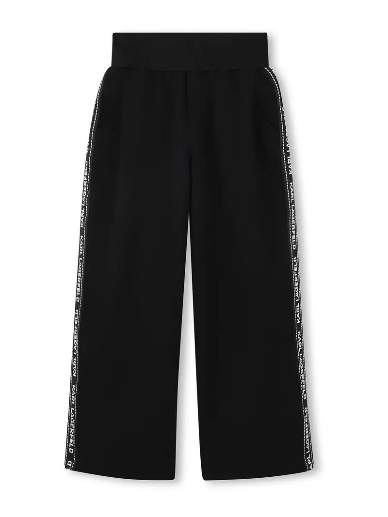 Pantalone Con Logo Nero