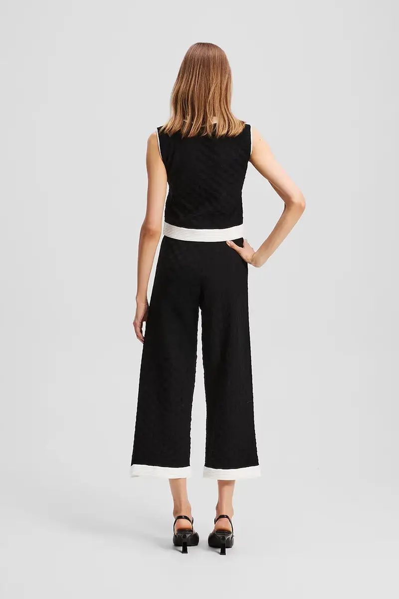 pantaloni donna colore nero A3W10103 miniatura 2