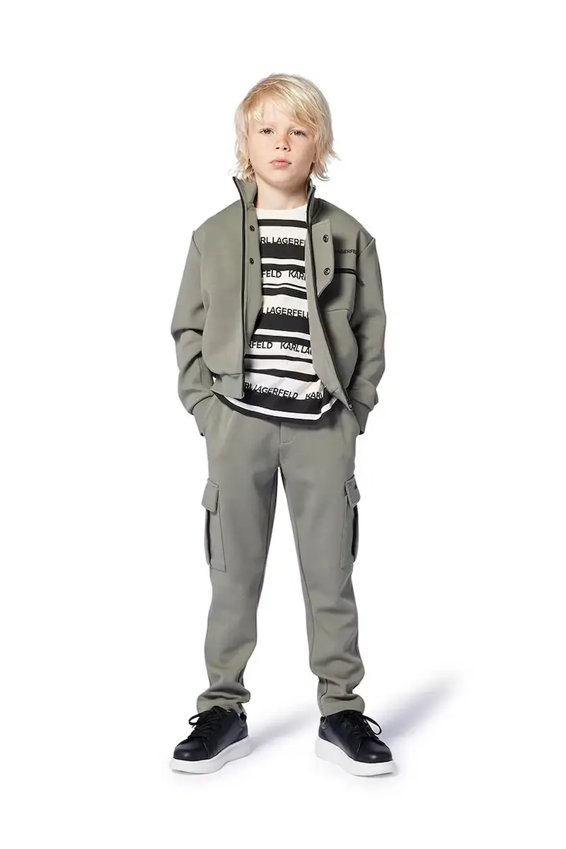 pantaloni per bambini colore verde Z30419