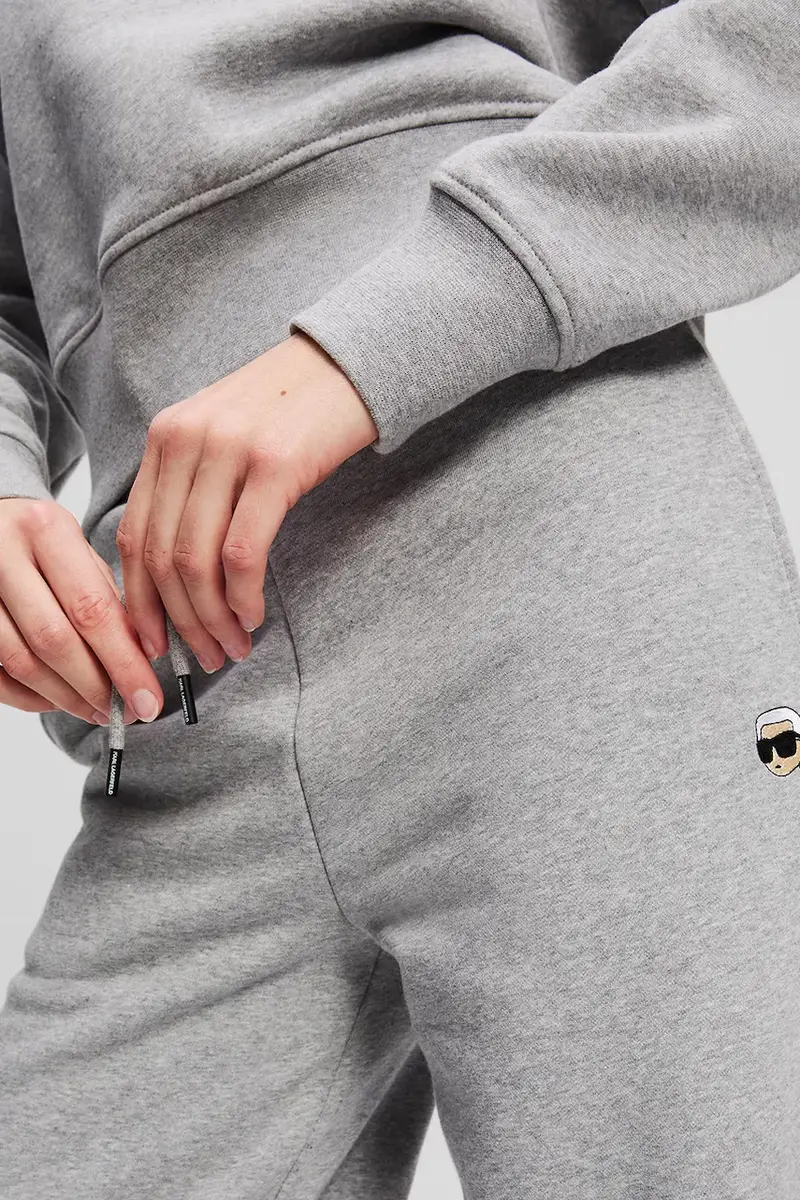 pantaloni tuta di cotone donna colore grigio A3W10117 miniatura 2