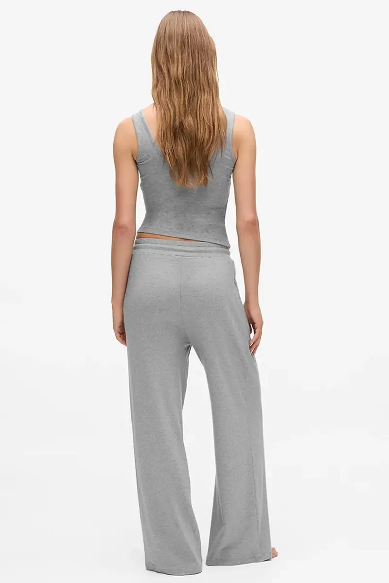 pantaloni tuta donna colore grigio A4W44018 miniatura 2