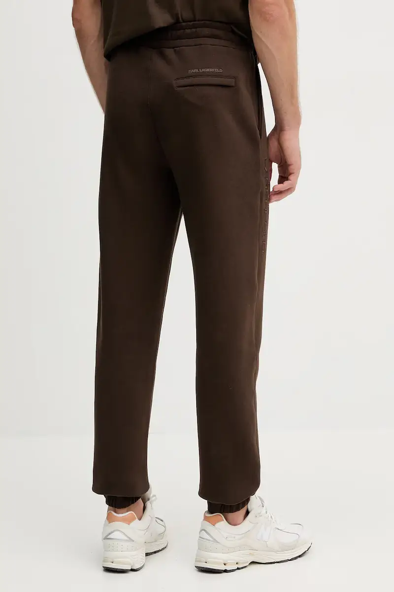 pantaloni tuta uomo colore marrone 554908.705013 miniatura 3