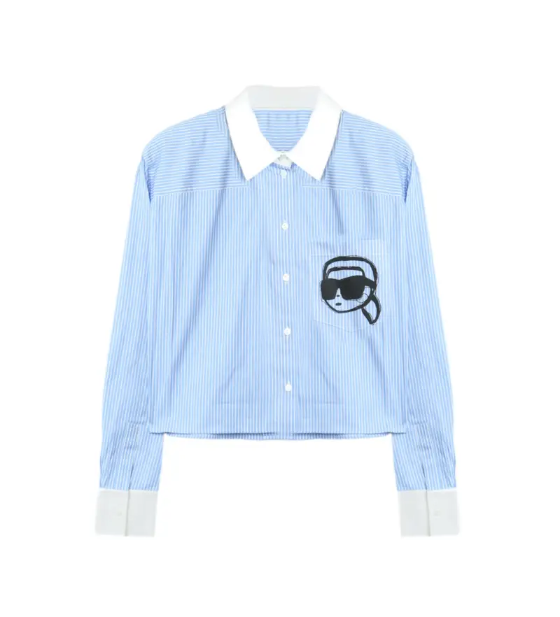 per donna A1W11037 Maglia blu Ikon (44), Casual, Cotone, Manica lunga