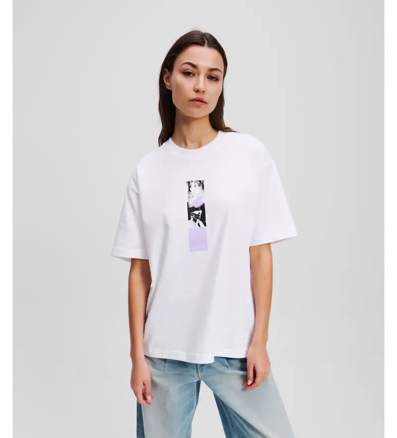 Karl Lagerfeld T-shirt Donna Bianco 4037821