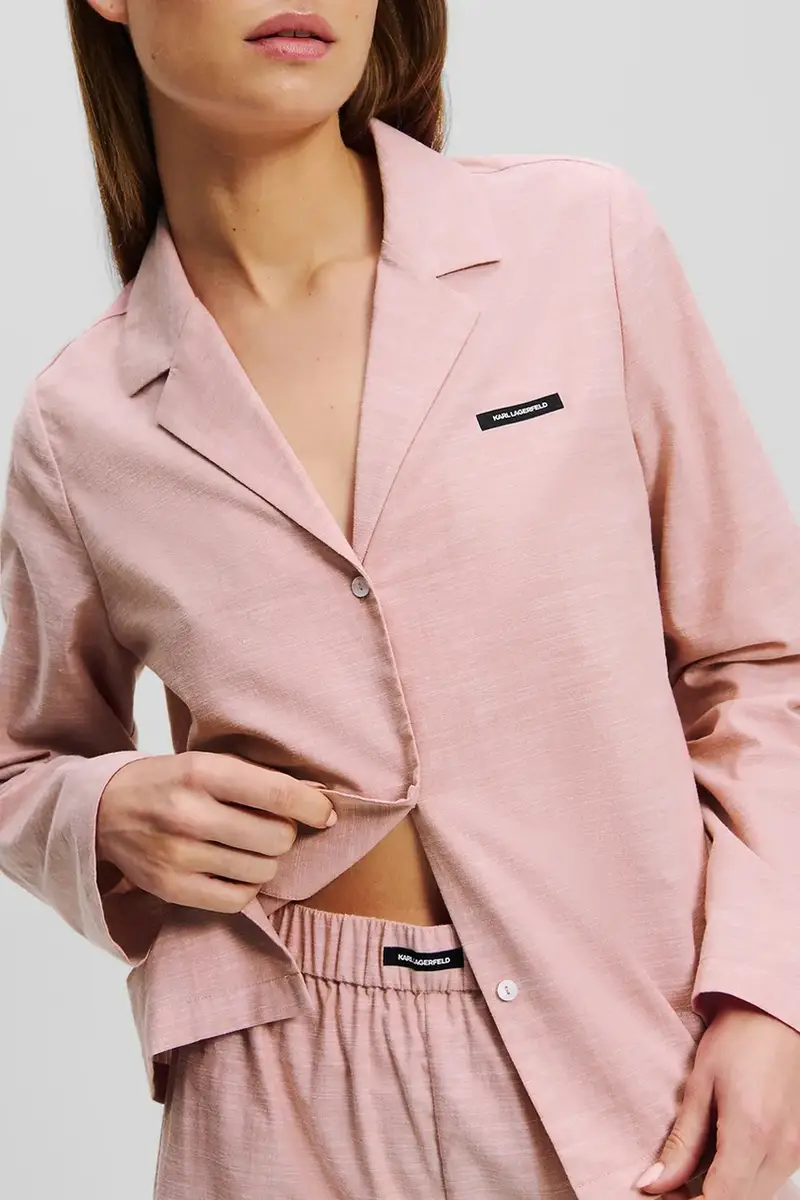 pigama in lana colore rosa A1W45004 miniatura 3