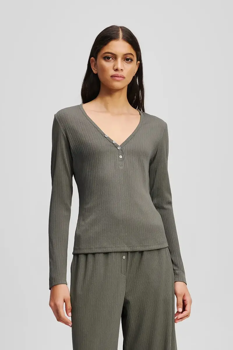 pigiama donna colore marrone A3W45005 miniatura 2