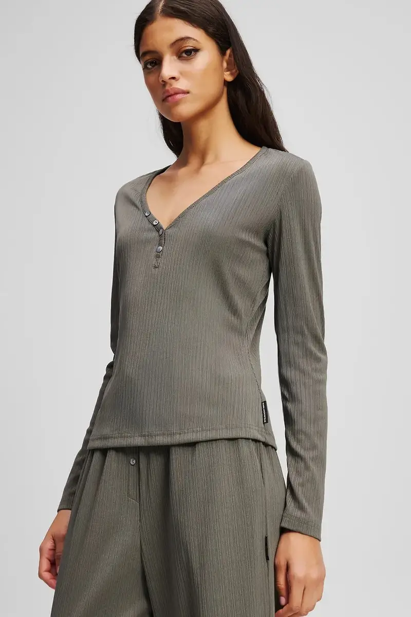 pigiama donna colore marrone A3W45005 miniatura 4