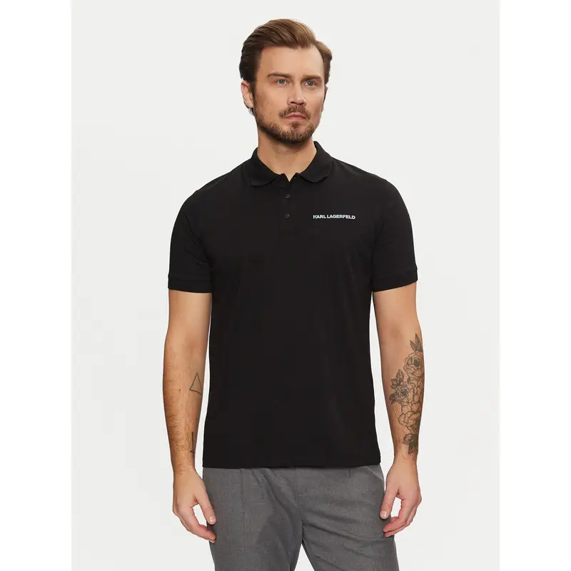 Karl Lagerfeld Polo Nero 3985233