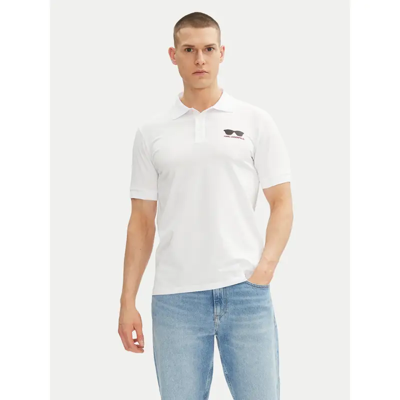 Karl Lagerfeld Polo Bianco 3933286