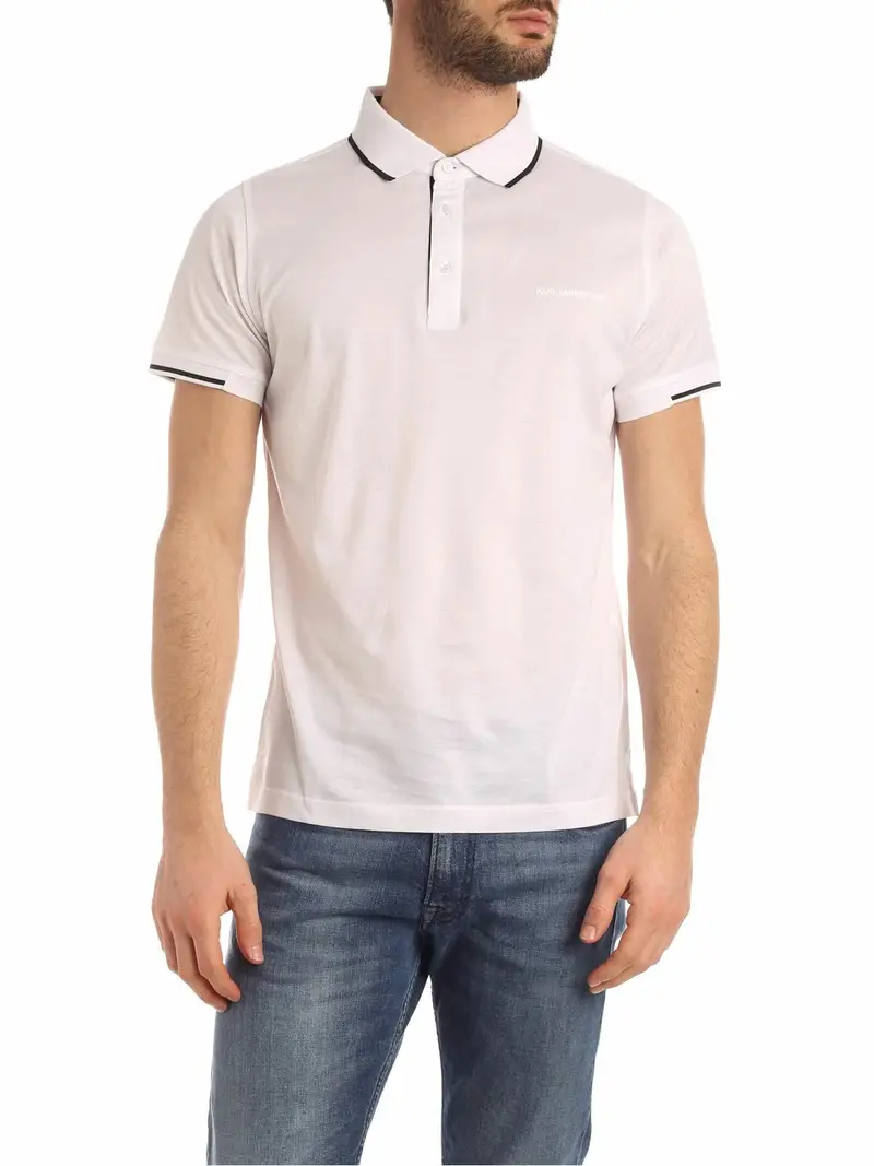 Karl Lagerfeld Polo Bianco 3258943