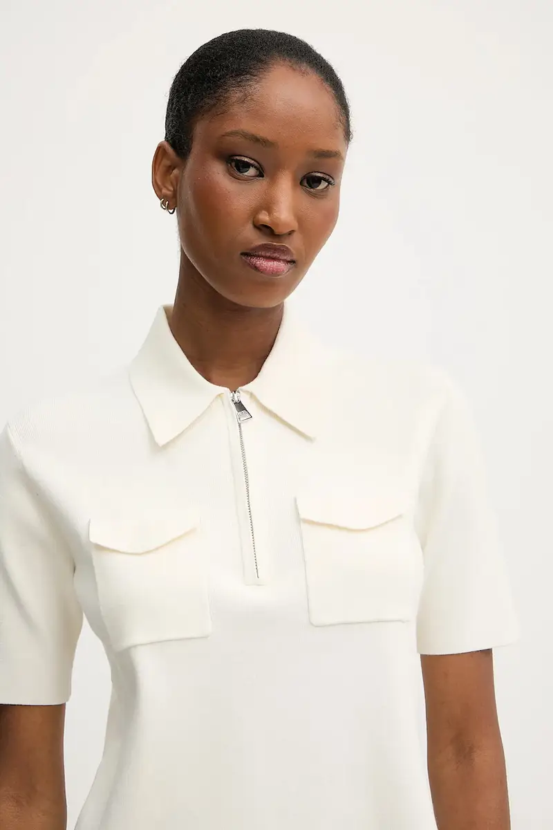 Karl Lagerfeld Polo Donna Beige 3571942 miniatura 4