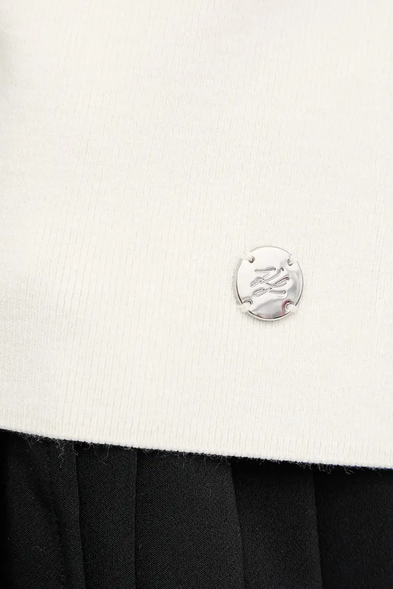 Karl Lagerfeld Polo Donna Beige 3571942 miniatura 5