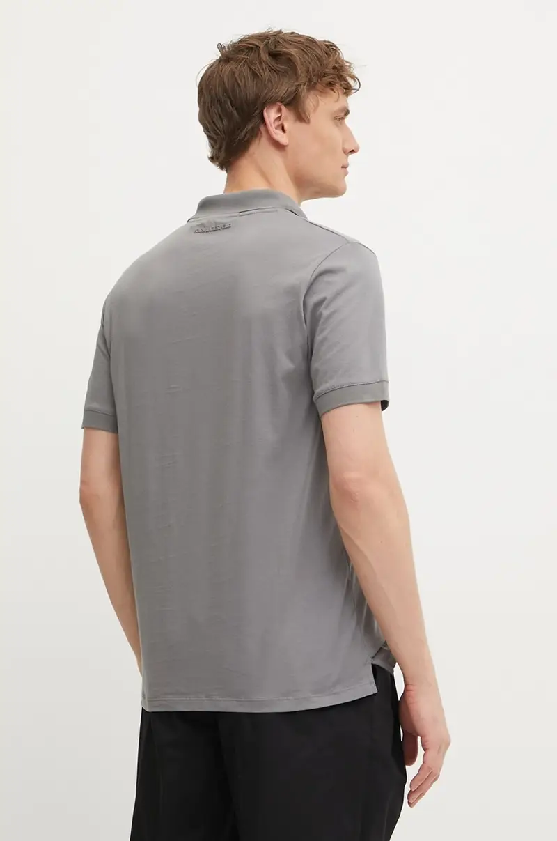 Karl Lagerfeld Polo Uomo Grigio 3609674 miniatura 3