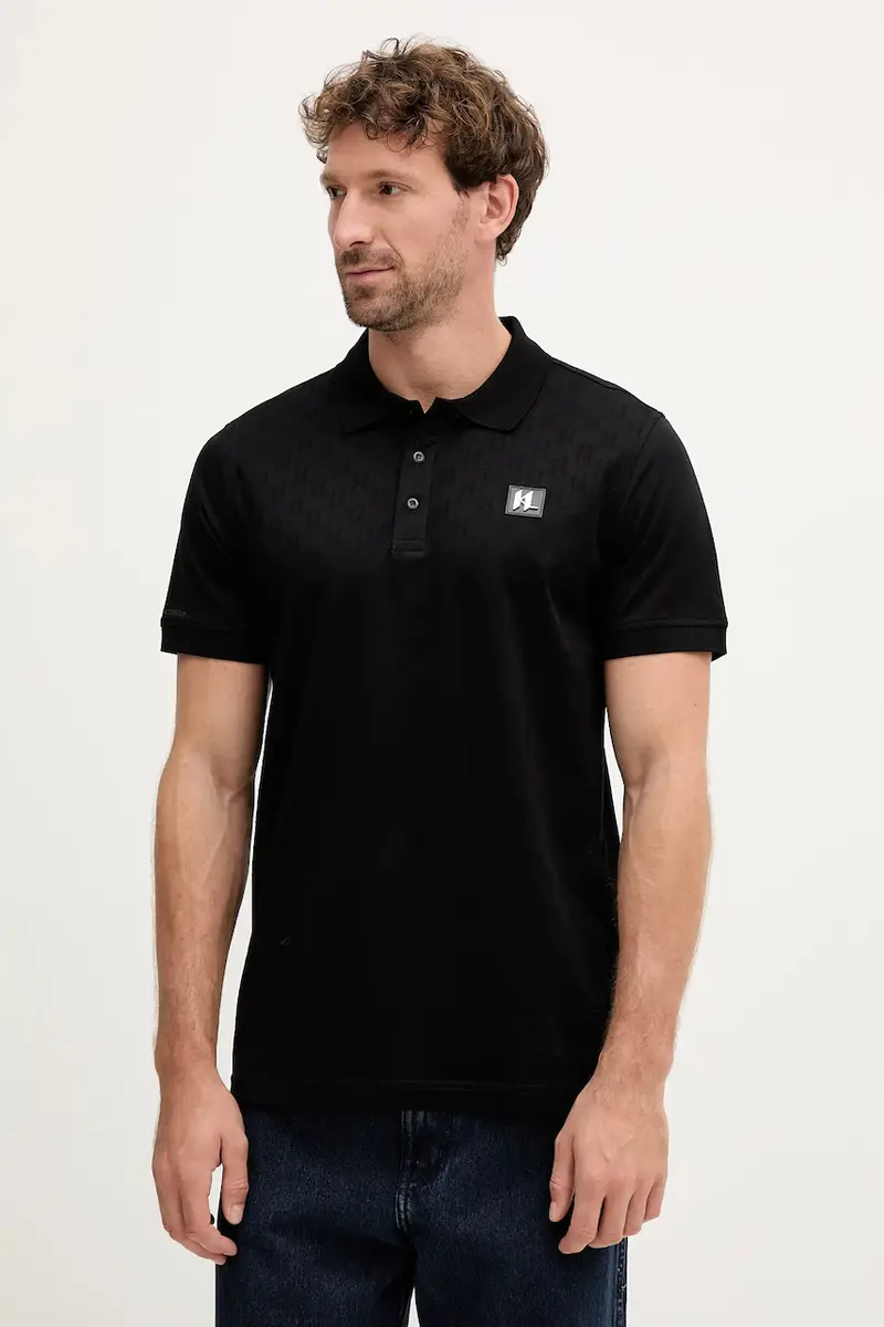 Karl Lagerfeld Polo Uomo Nero 3275780