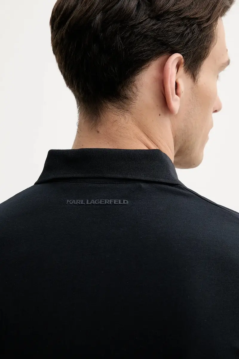 Karl Lagerfeld Polo Uomo Blu 2982681 miniatura 5