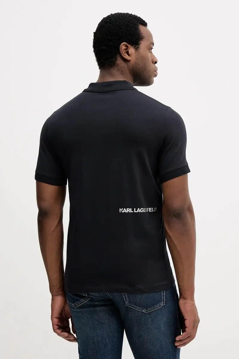 Karl Lagerfeld Polo Uomo Blu 3918813 miniatura 3