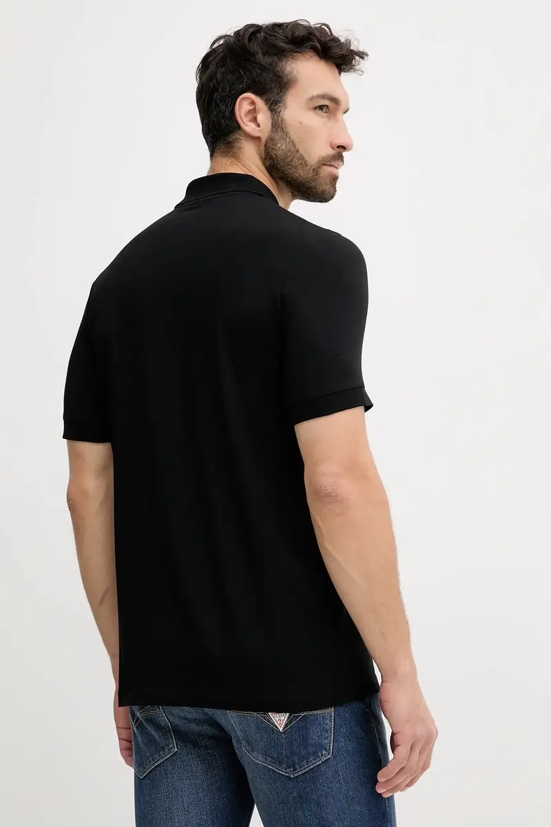 Karl Lagerfeld Polo Uomo Nero 3406325 miniatura 3