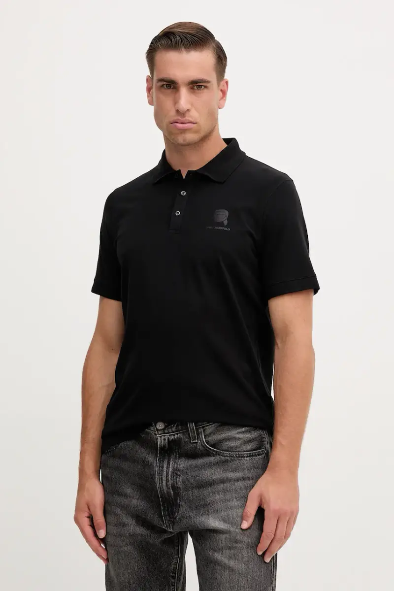 Karl Lagerfeld Polo Uomo Nero 2985500