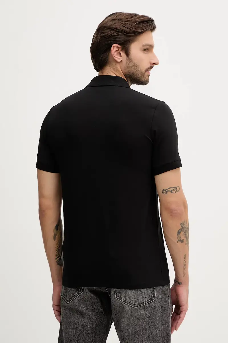 Karl Lagerfeld Polo Uomo Nero 3920276 miniatura 3