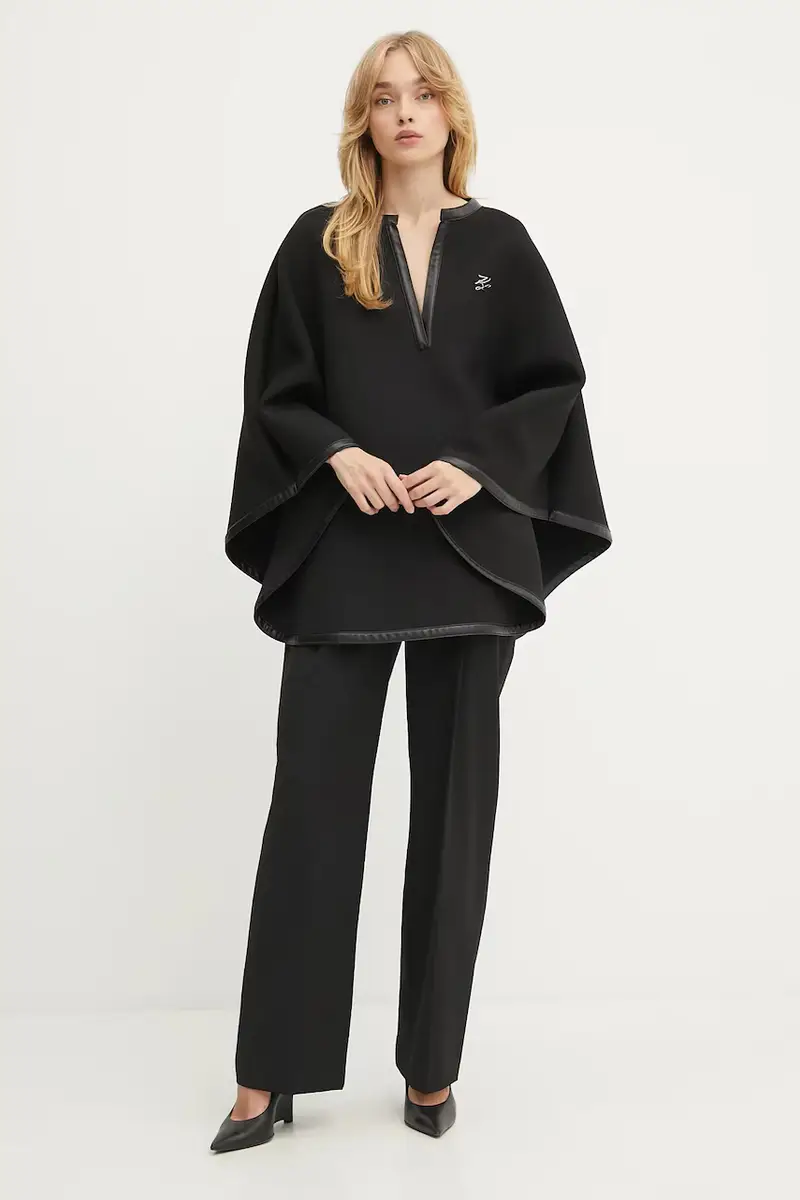 poncho colore nero A3W20016 miniatura 2